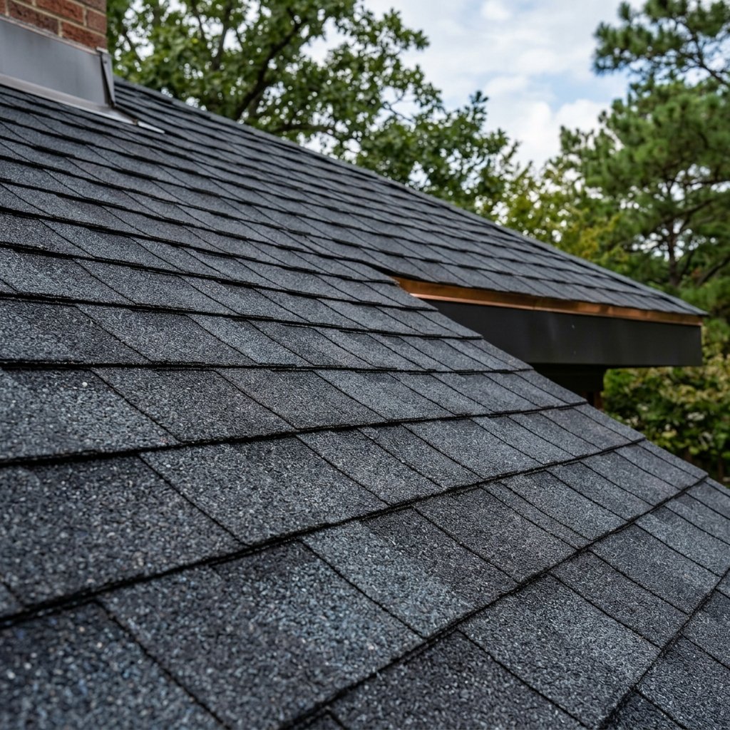 After - Pristine new architectural shingle roof