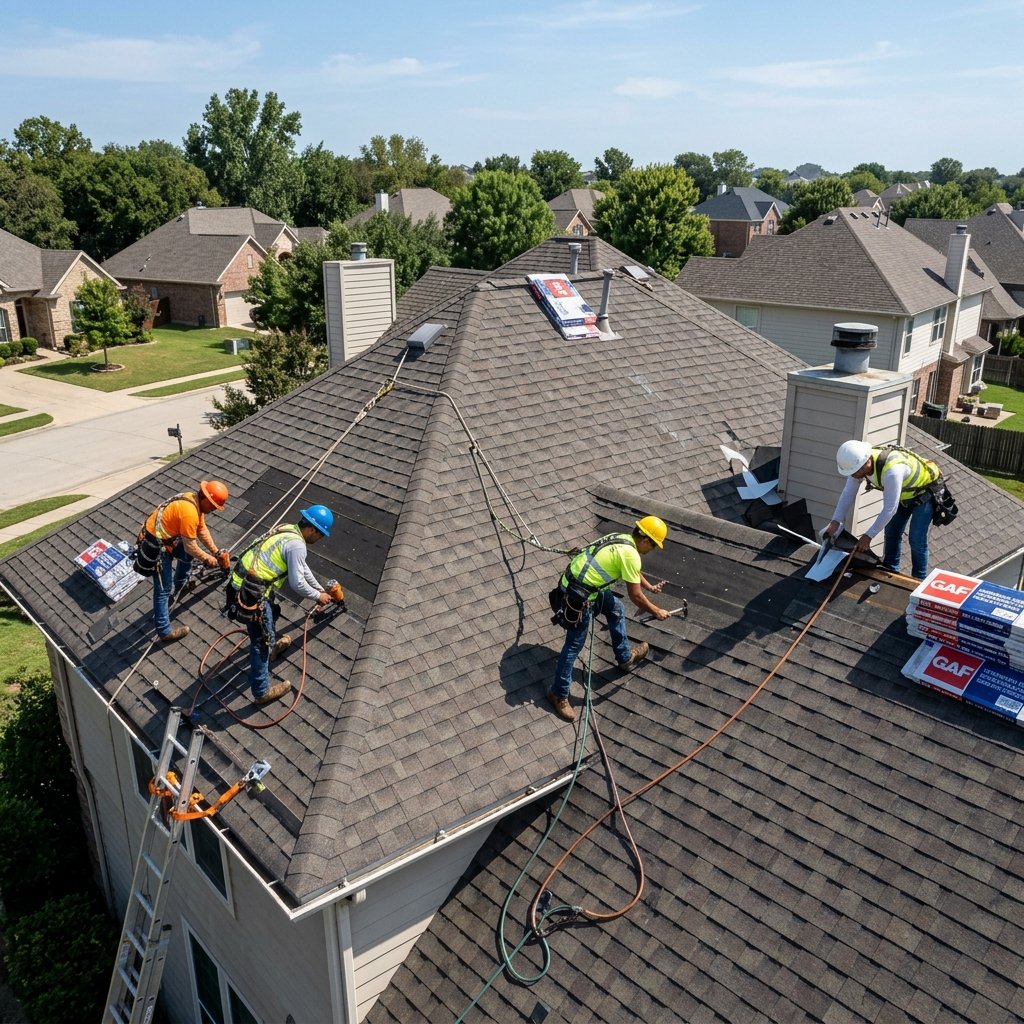 Golden Dragon Roofing Professional Crew